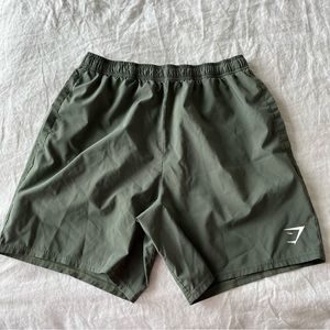Gymshark 7” Shorts in Green